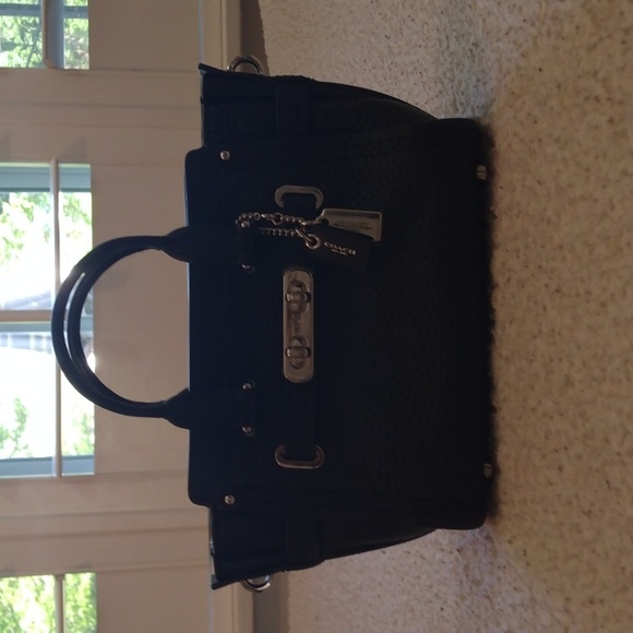 Coach Black Pebbled Leather Clutch/Small Purse - Picture 3 of 11